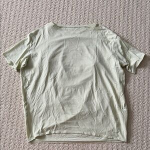 Lululemon tee. Super super light green